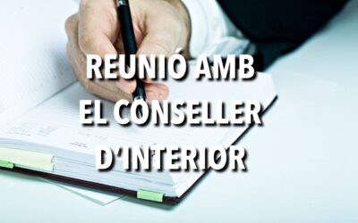 REUNIÓ AMB EL CONSELLER D’INTERIOR