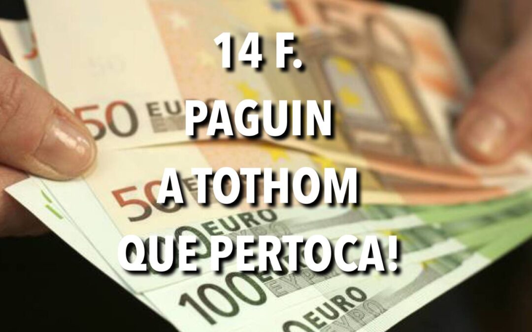 14 F. PAGUIN A TOTHOM QUE PERTOCA!