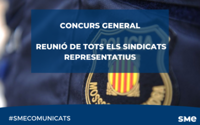 CONCURS GENERAL: REUNIÓ DE TOTS ELS SINDICATS REPRESENTATIUS