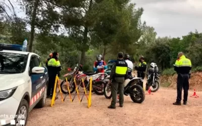 Actuació policial amb motocicletes, ciclomotors i pitbikes | 25h