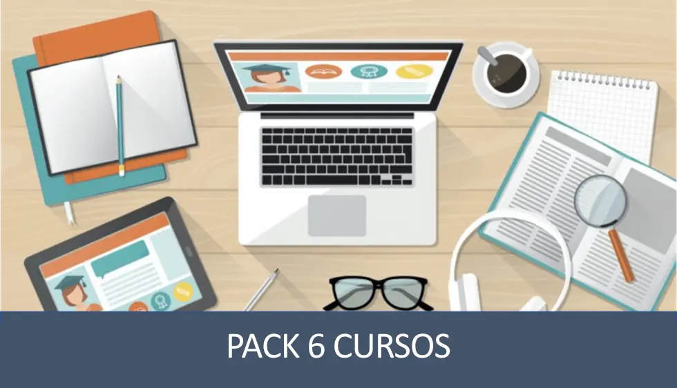 Pack de 6 Cursos