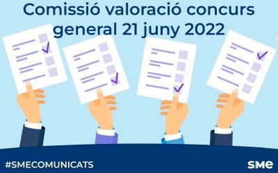 Comissió valoració concurs general 21 juny 2022