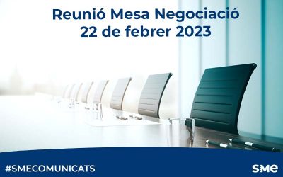 Reunió Mesa Negociació 22 de febrer