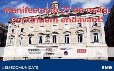 Manifestació 27 de maig. Continuem endavant! Informa’t en les assemblees telemàtiques