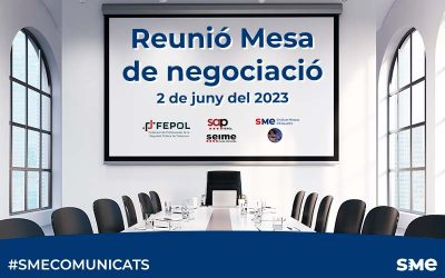 Reunió Mesa de negociació de 2 de juny del 2023