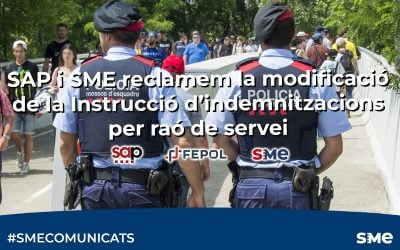 SAP i SME reclamem la modificació de la Instrucció d’indemnitzacions per raó de servei