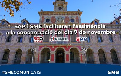 SAP i SME facilitaran l’assistència a la concentració del dia 7 de novembre