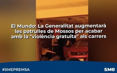 La Generalitat augmentarà les patrulles de Mossos per acabar amb la “violència gratuïta” als carrers
