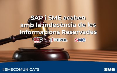 SAP i SME acaben amb la indecència de les Informacions Reservades