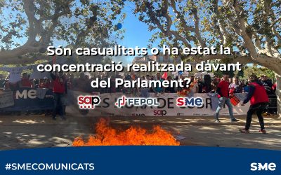 Són casualitats o ha estat la concentració realitzada davant del Parlament?