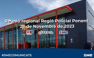 Reunió regional Regió Policial Ponent 28 de Novembre de 2023