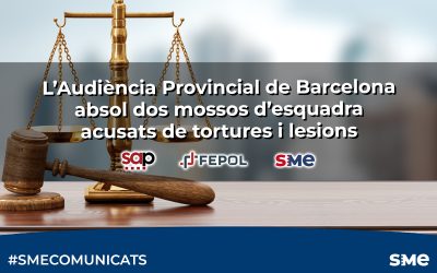 L’Audiència Provincial de Barcelona absol dos mossos d’esquadra acusats de tortures i lesions