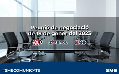 Reunió de negociació de 18 de gener del 2023