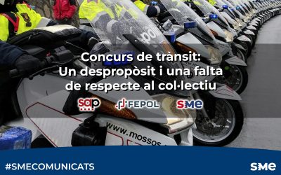 Concurs de trànsit: UN DESPROPÒSIT I UNA FALTA DE RESPECTE AL COL·LECTIU
