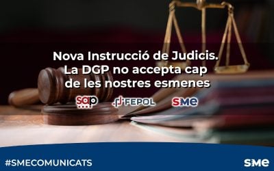 Nova Instrucció de Judicis. La DGP no accepta cap de les nostres esmenes