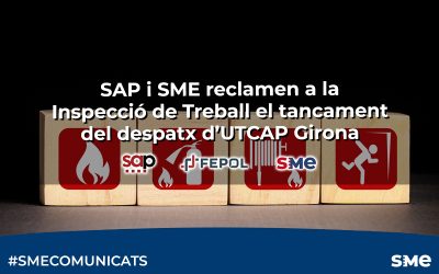 SAP i SME reclamen a la Inspecció de Treball el tancament del despatx d’UTCAP Girona