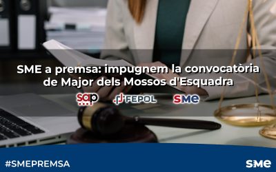 SME a premsa: impugnem la convocatòria de Major dels Mossos d’Esquadra