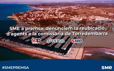 SME a premsa: denunciem la reubicació d’agents a la comissaria de Torredembarra