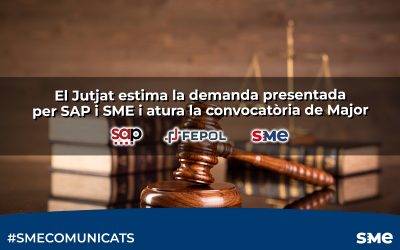 El Jutjat estima la demanda presentada per SAP i SME i atura la convocatòria de Major