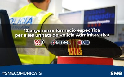 12 anys sense formació específica per a les unitats de Policia Administrativa