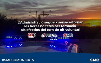 L’Administració segueix sense retornar les hores no fetes per formació als efectius del torn de nit voluntari