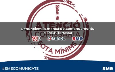 Denunciem la manca de comandaments a l’ABP Terrassa