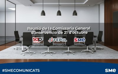 Reunió de la Comissaria General d’Intervenció de 21 d’octubre