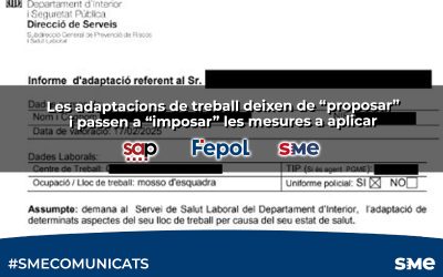 Les adaptacions de treball deixen de “proposar” i passen a “imposar” les mesures a aplicar