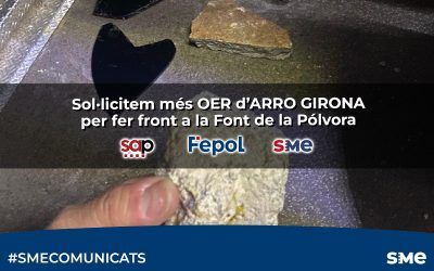 Sol·licitem més OER d’ARRO GIRONA per fer front a la Font de la Pólvora