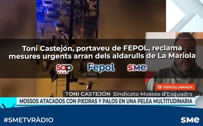 SME a TV: Toni Castejón, portaveu de FEPOL, reclama mesures urgents arran dels aldarulls de La Mariola