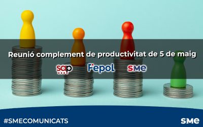 Reunió complement de productivitat de 5 de maig