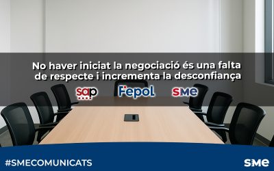No haver iniciat la negociació és una falta de respecte i incrementa la desconfiança