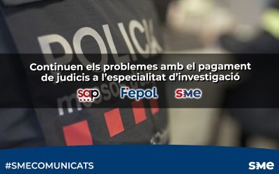 Continuen els problemes amb el pagament de judicis a l’especialitat d’investigació