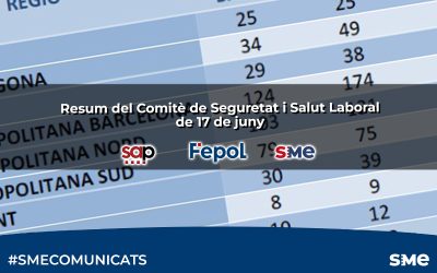 Resum del Comitè de Seguretat i Salut Laboral de 17 de juny