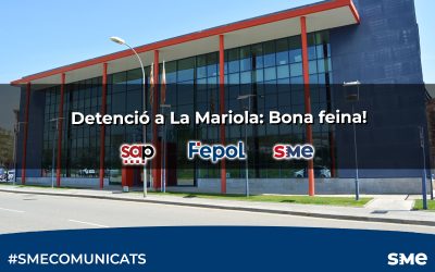Detenció a La Mariola: Bona feina!