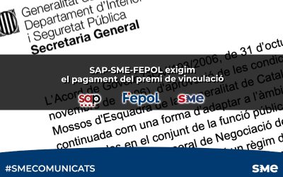 SAP-SME-FEPOL exigim el pagament del premi de vinculació