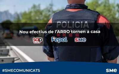 Nou efectius de l’ARRO tornen a casa