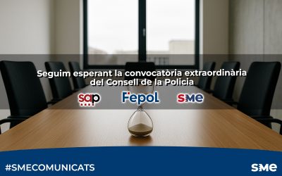 Seguim esperant la convocatòria extraordinària del Consell de la Policia