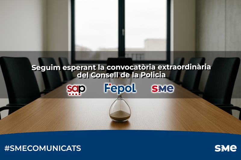Seguim esperant la convocatòria extraordinària del Consell de la Policia