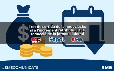 Tret de sortida de la negociació: sí a l’increment retributiu i a la reducció de la jornada laboral