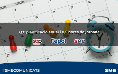 Q3: planificació anual i 8,5 hores de jornada