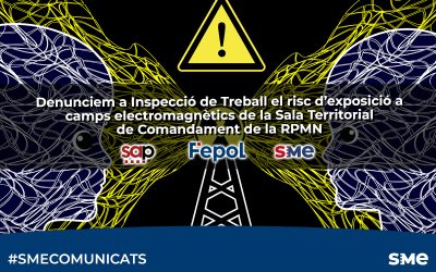 Denunciem a Inspecció de Treball el risc d’exposició a camps electromagnètics de laSala Territorial de Comandament de la RPMN