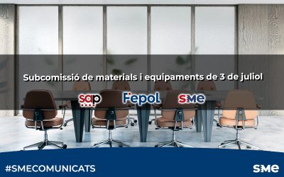 Subcomissió de materials i equipaments de 3 de juliol