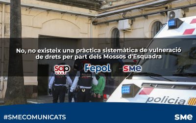No, no existeix una pràctica sistemàtica de vulneració de drets per part dels Mossos d’Esquadra