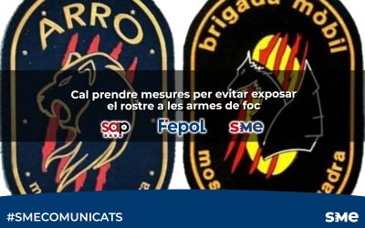 Cal prendre mesures per evitar exposar el rostre a les armes de foc