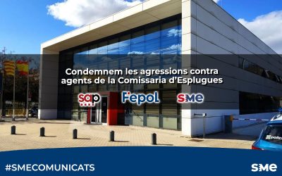 Condemnem les agressions contra agents de la Comissaria d’Esplugues