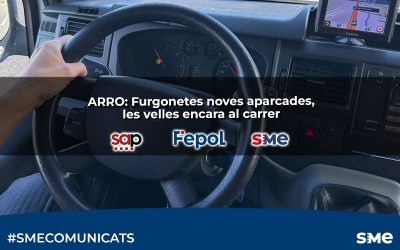ARRO: Furgonetes noves aparcades, les velles encara al carrer