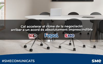 Cal accelerar el ritme de la negociació: arribar a un acord és absolutament imprescindible