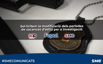 Sol·licitem la modificació dels períodes de vacances d’estiu per a Investigació