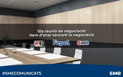 10a reunió de negociació: hem d’anar tancant la negociació